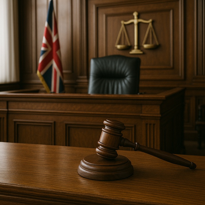UK courtroom imagery symbolising Section 21 case law on gas safety certificate disputes.