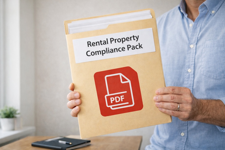 Example of a landlord compliance pack bundled into a single shareable PDF