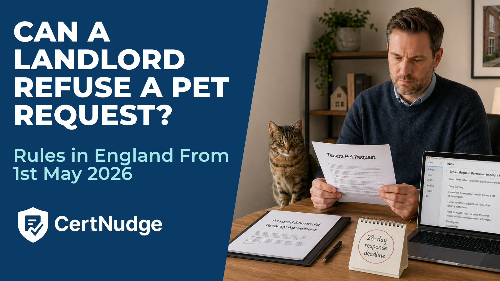 From 1 May 2026, missing the 28-day response deadline can weaken a landlord’s position